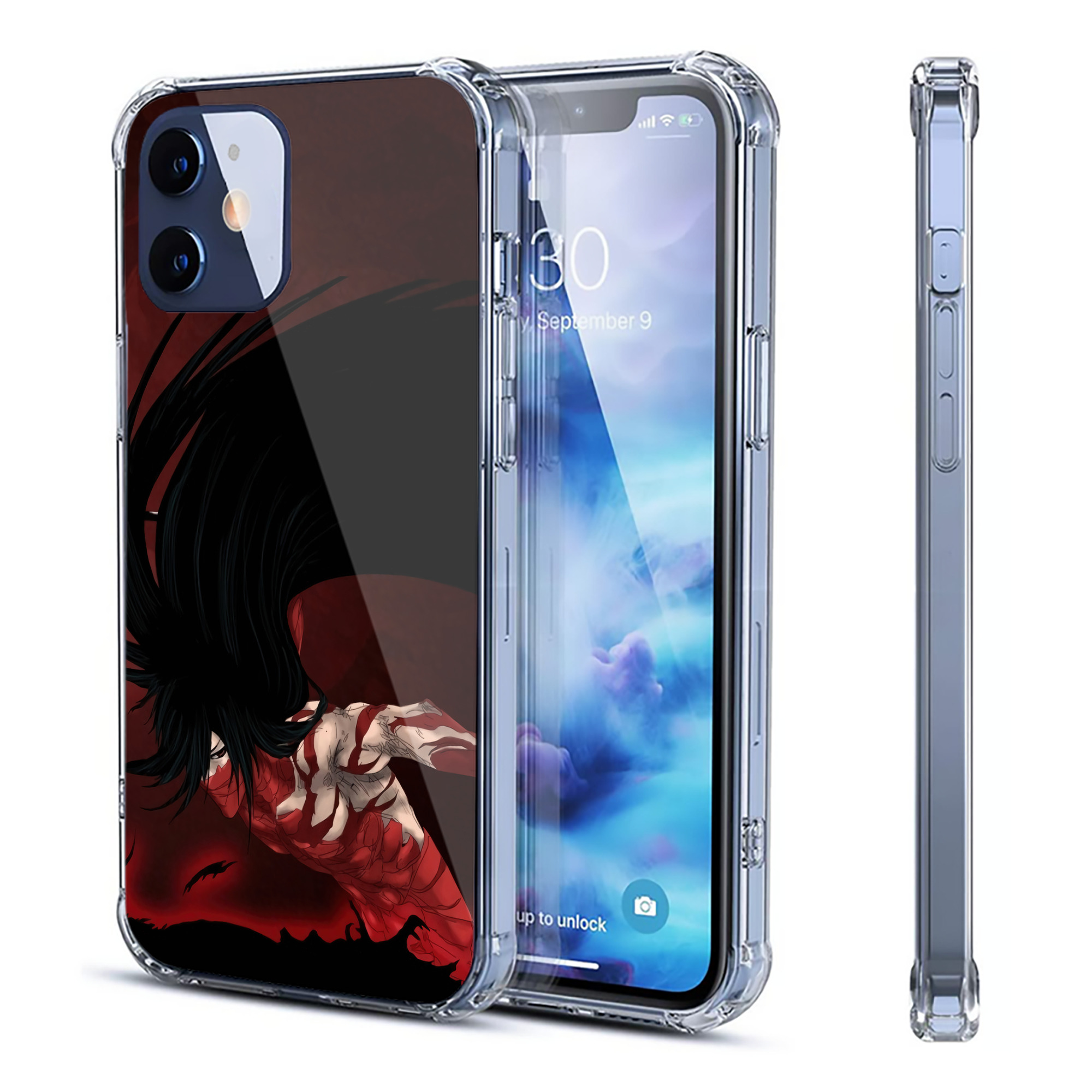 （画像用） ブリーチ BLEACH 【iPhone 12シリーズ対応】透明スマホケース（クリアソフトケース）